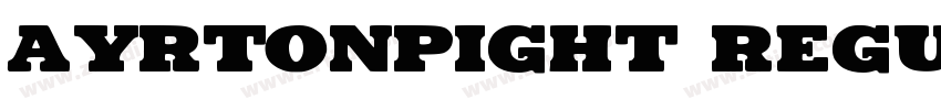 Ayrtonpight Regular字体转换